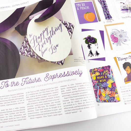 petal & pins featured in Stationery Trends