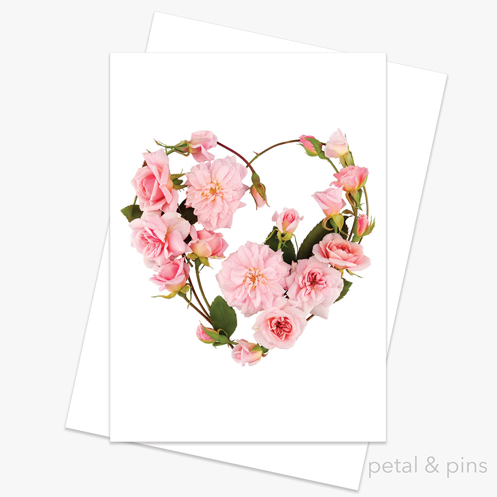 my heart's abloom card from the love letters collection by petal & pins