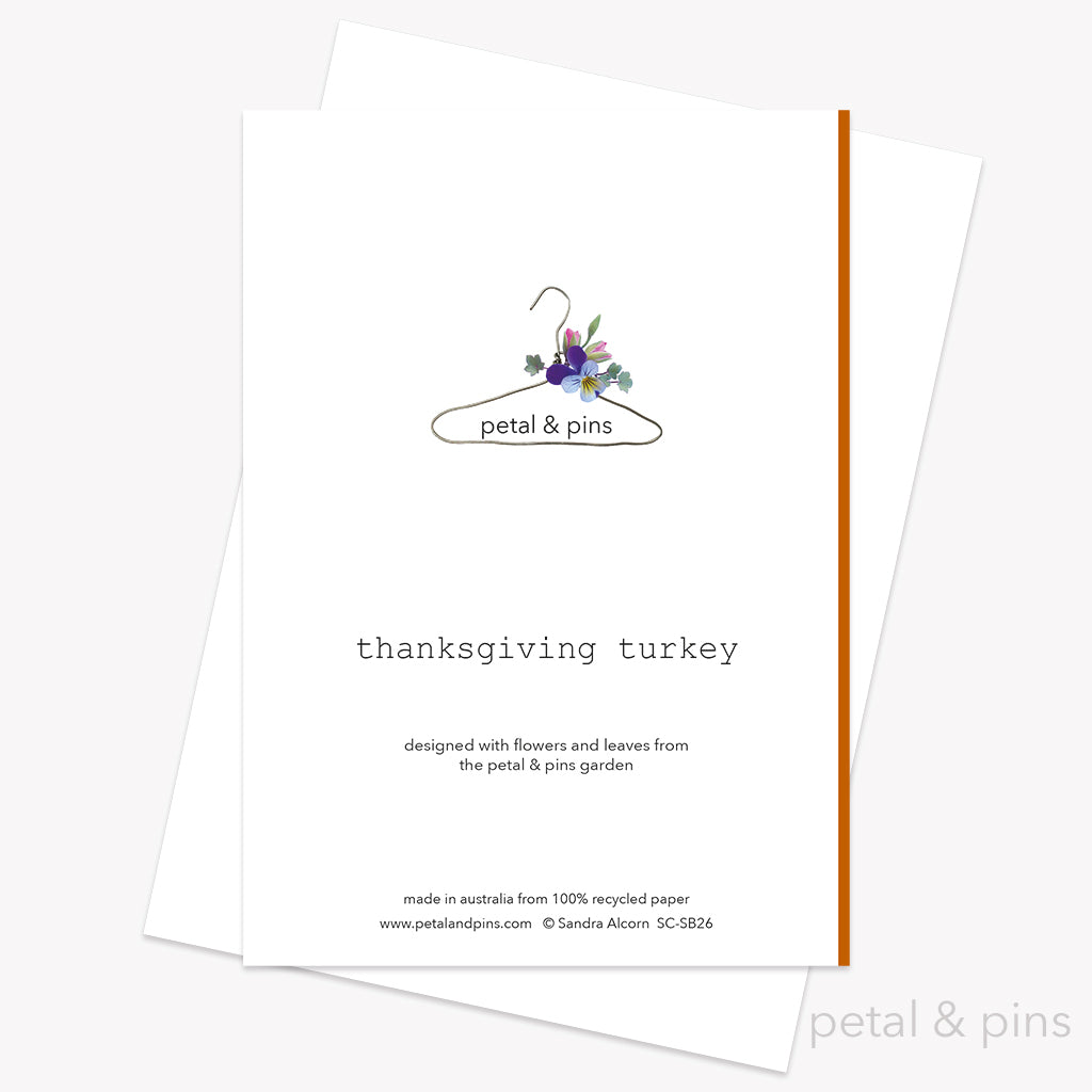 thanksgiving turkey card