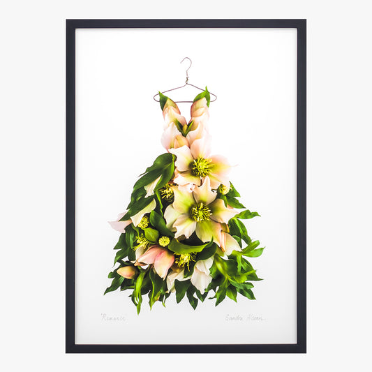 romance dress art print from the Garden Fairy's Wardrobe by petal & pins