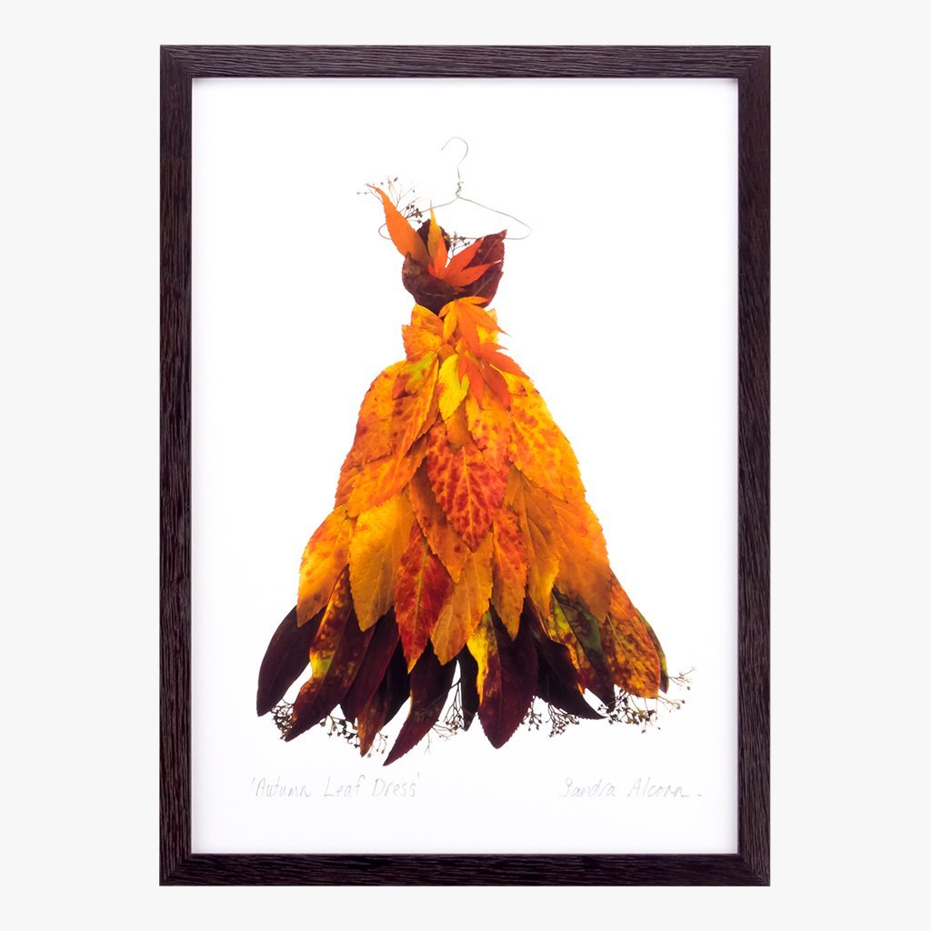 autumn leaf dress art print petal & pins wholesale autumn leaf dress art print petal & pins wholesale