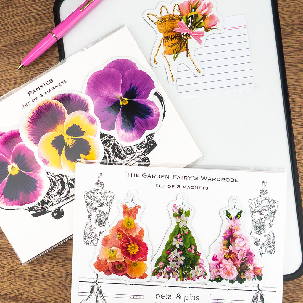 Floral Fridge Magnet Sets