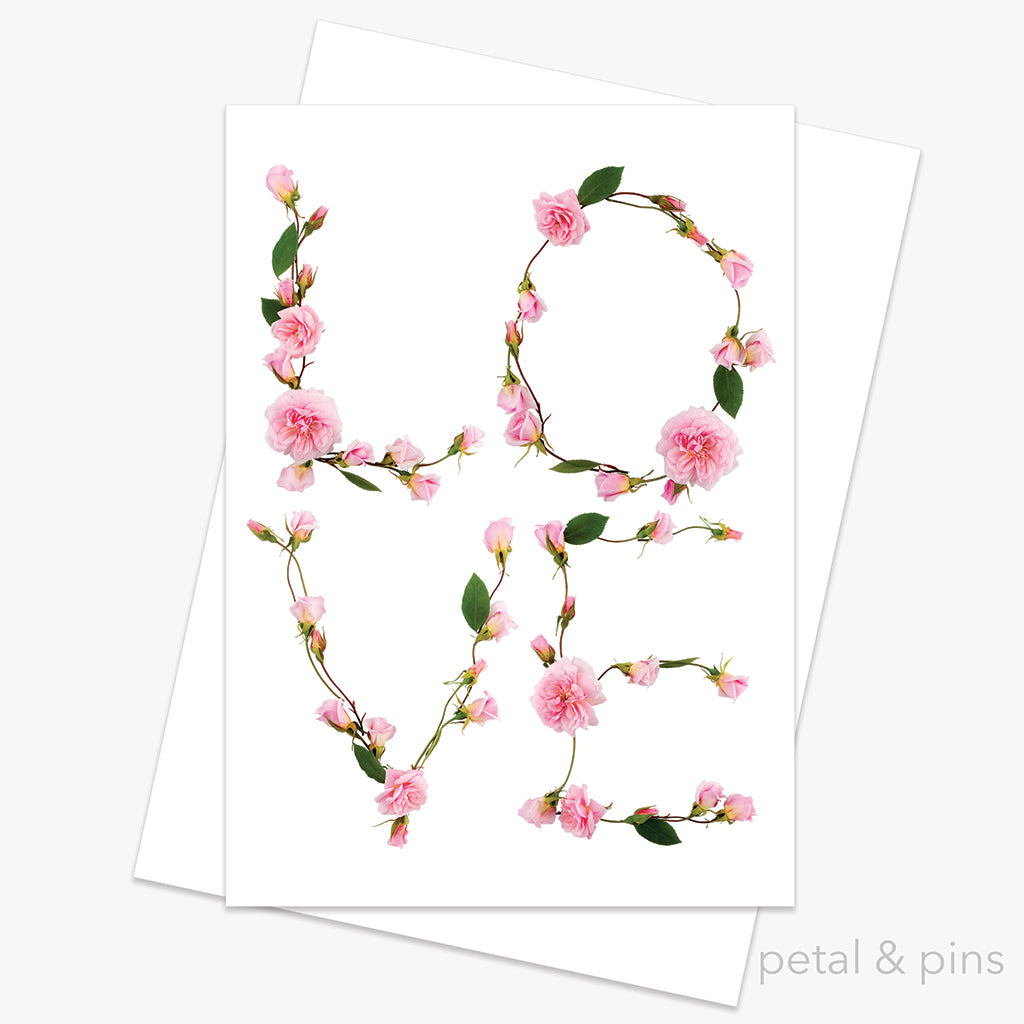 love card from the love letters collection. by petal & pins