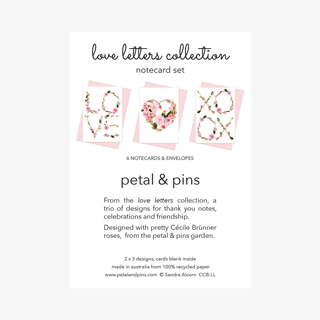 love letters card gift box set