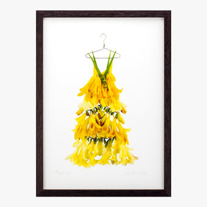 freesia dress art print by petal & pins