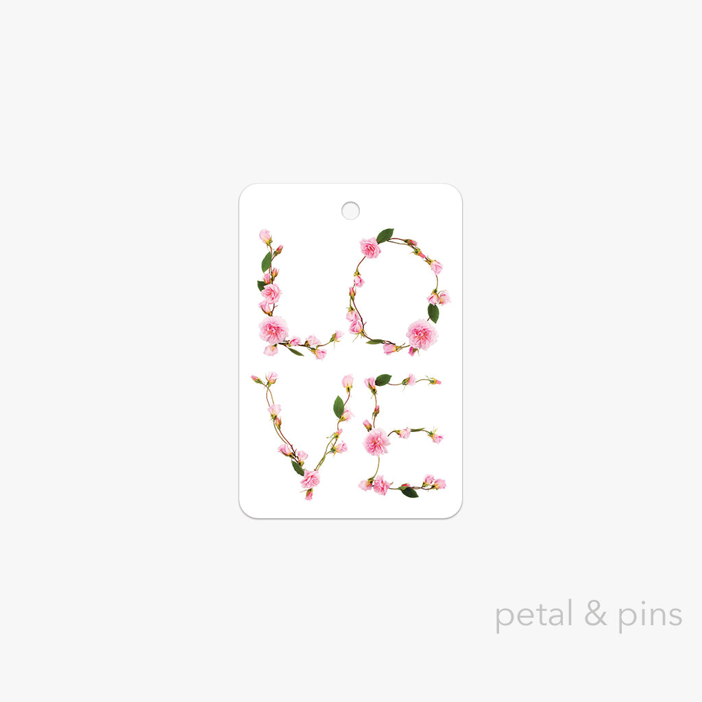 love gift tag by petal & pins