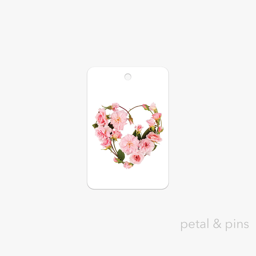 my heart's abloom gift tag by petal & pins
