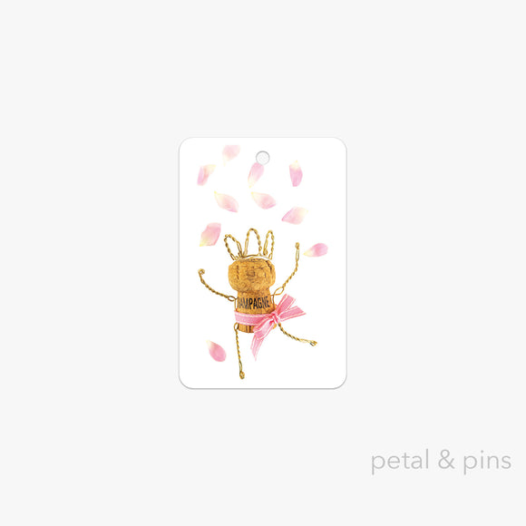 petal confetti gift tag by petal & pins