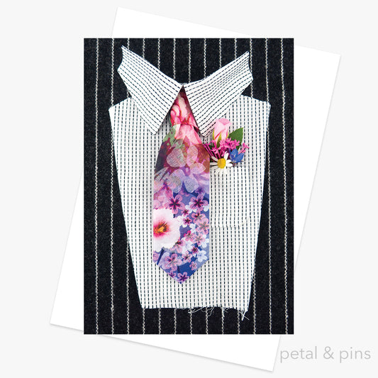 a pocket full of posies greeting card by petal & pins