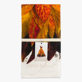 autumn leaf tea towel by petal & pins - folded