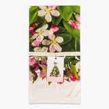 apple blossom tea towel by petal & pins - folded