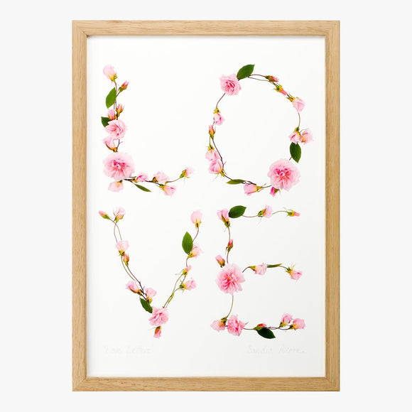 love art print by petal & pins