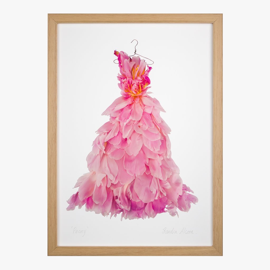 peony ballgown art print by petal & pins